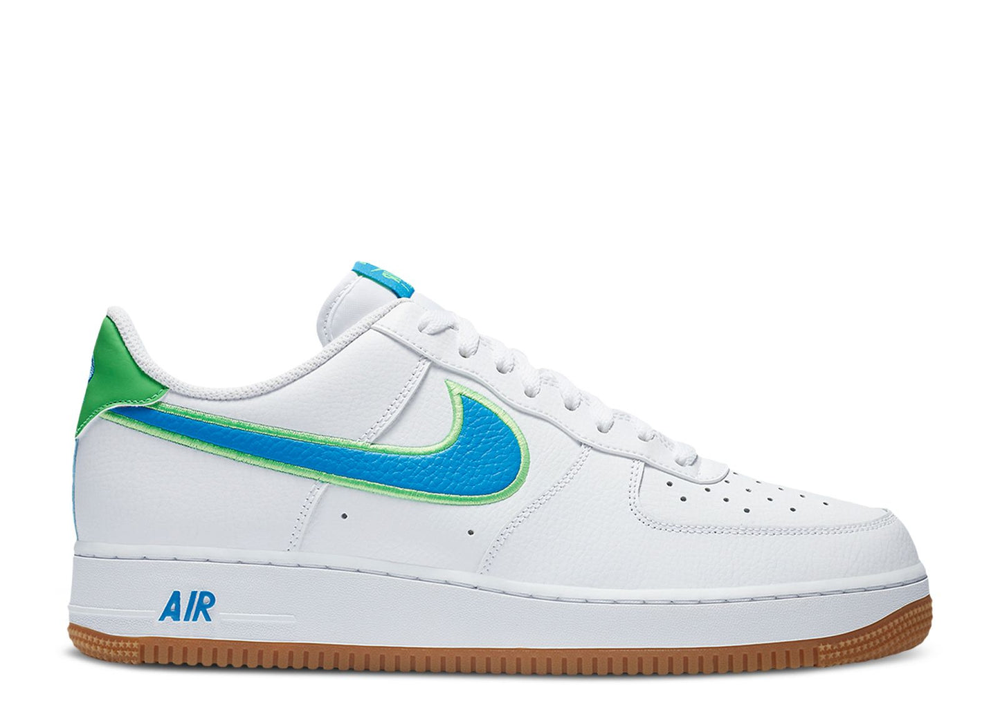 Air Force 1 Low White Poison Green Photo Blue Gum