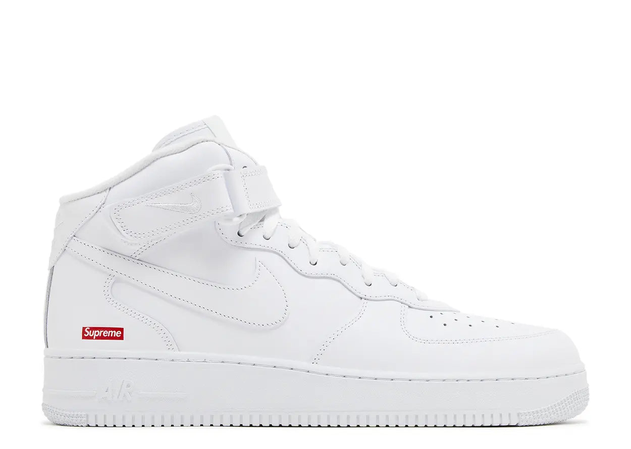 Air Force 1 Mid Supreme White