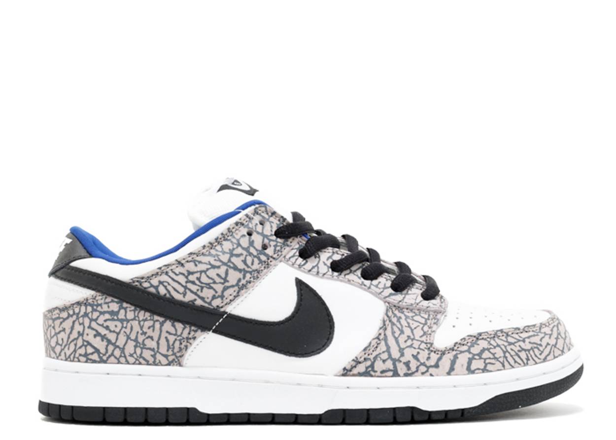 Dunk Low Supreme White Cement (2002)