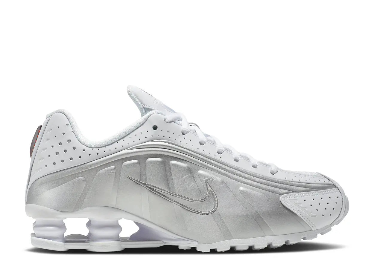 Shox R4 White Metallic Silver (Women's) (WORN)