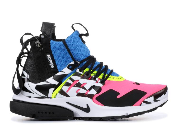 Air Presto Mid Acronym Racer Pink (2018) (WORN)