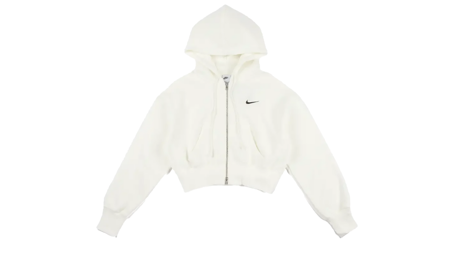 NSW Phoenix Fleece Full-Zip Cropped Hoodie"Sail" HV2426 133