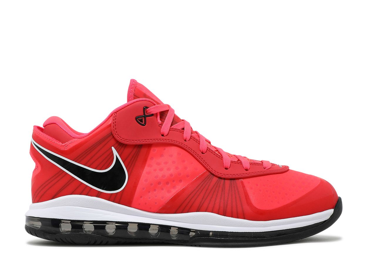 LeBron 8 V/2 Low Solar Red (WORN)