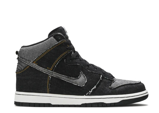 Dunk High Black Denim (WORN)