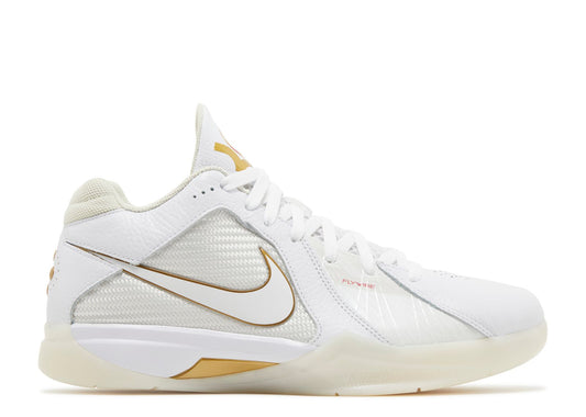 KD 3 Retro White Metallic Gold (WORN)