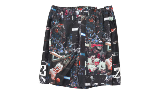 Flight AOP Printed Cat Scratch Shorts "Black" IF1841 010