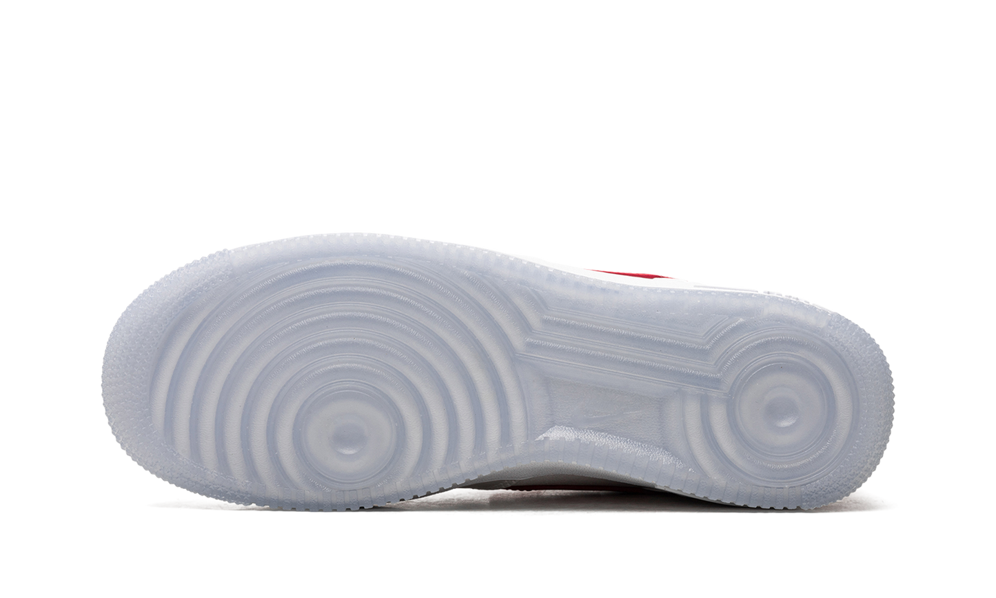 AIR FORCE 1 LO'07 WMNS"Satin White Varsity Red" DX6541 100