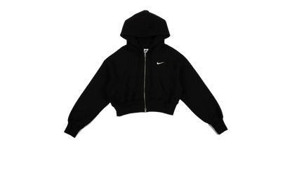 NSW Phoenix Fleece Full-Zip Cropped Hoodie"Black" HV2426 010