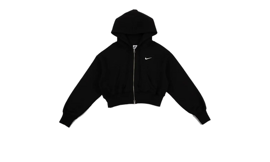 NSW Phoenix Fleece Full-Zip Cropped Hoodie"Black" HV2426 010