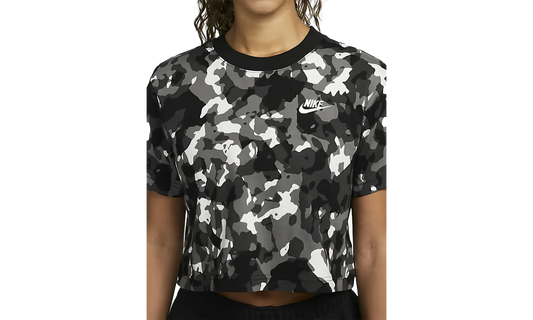 Short-Sleeve Printed Crop Top DQ5966 010