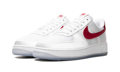 AIR FORCE 1 LO'07 WMNS"Satin White Varsity Red" DX6541 100