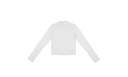 NSW Chill Knit LS Mock-Neck Tee"White" HV5027 100