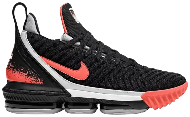LeBron 16 Black Hot Lava (WORN)
