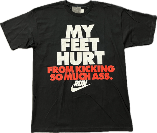 Kicking So Much Ass Tee Black
