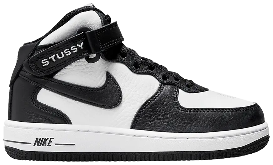 Air Force 1 Mid Stussy Light Bone Black (PS)