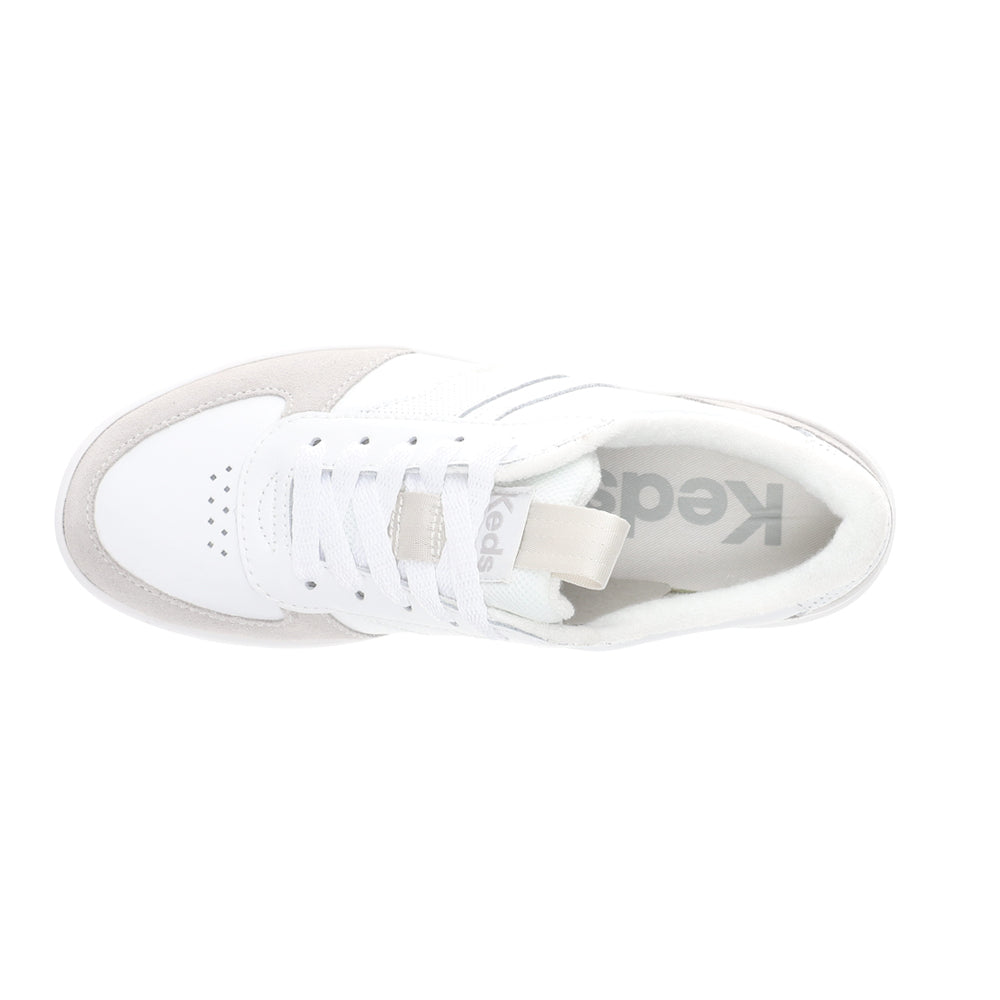 The Court II Leather/Suede Lace Up Sneakers