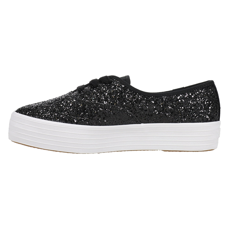 Point Glitter Celebrations Lace Up Sneakers