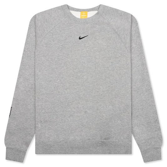 Nocta NRG CS Fleece Crew - Dark Grey Heather/Black