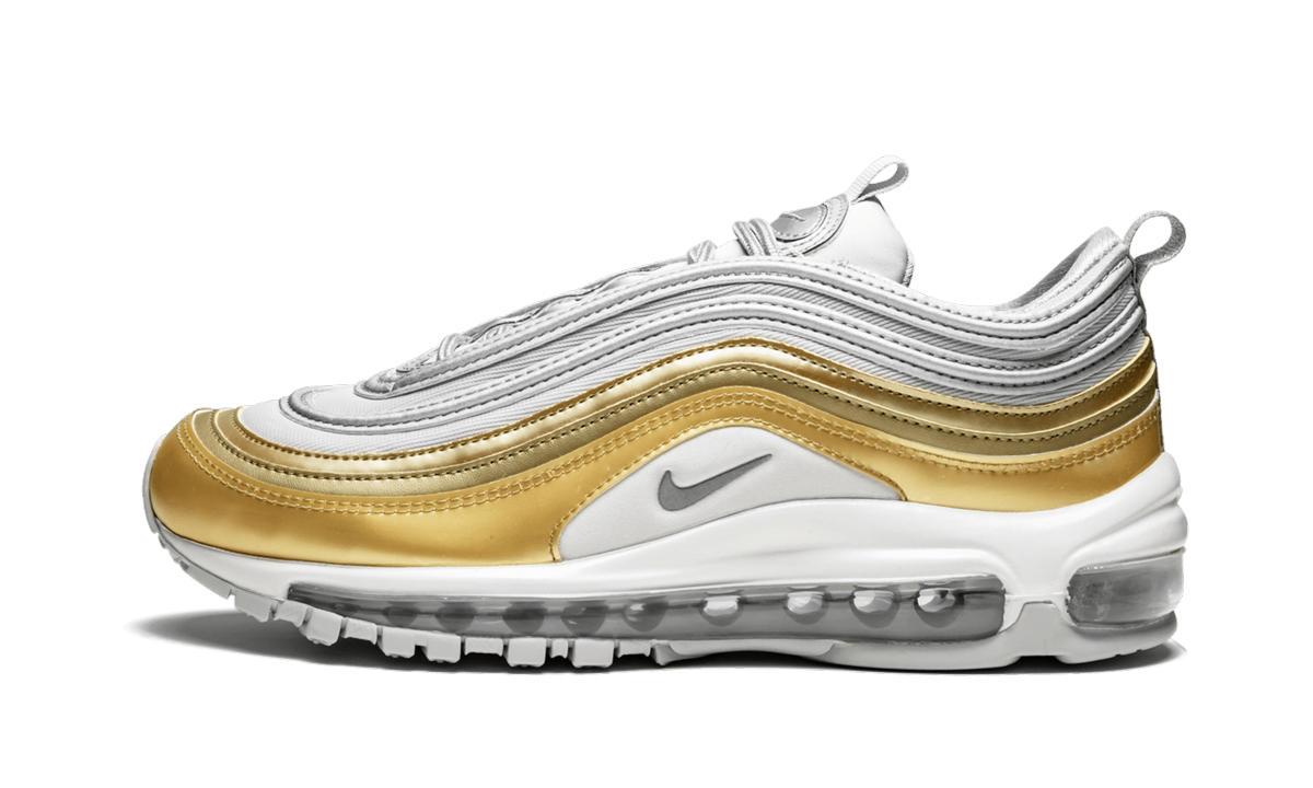 AIR MAX 97 SE WMNS"Metallic Gold/Metallic Silver" AQ4137 001