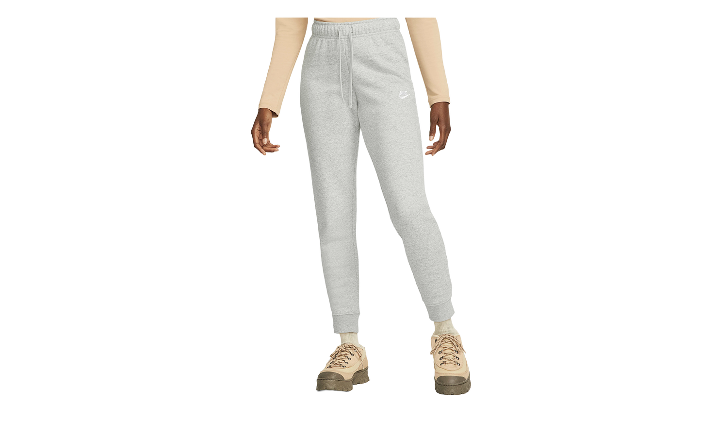 NSW Club Fleece Mid-Rise Slim Joggers WMNS"Dark Grey Heather/ White" DQ5174 063