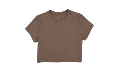 NSW Chill Knit Cropped Tee WMNS"Mink Brown" HF9538 233