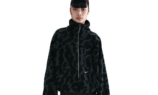 NSW High-Pile Fleece Jacket"Black Print" HV2070 010