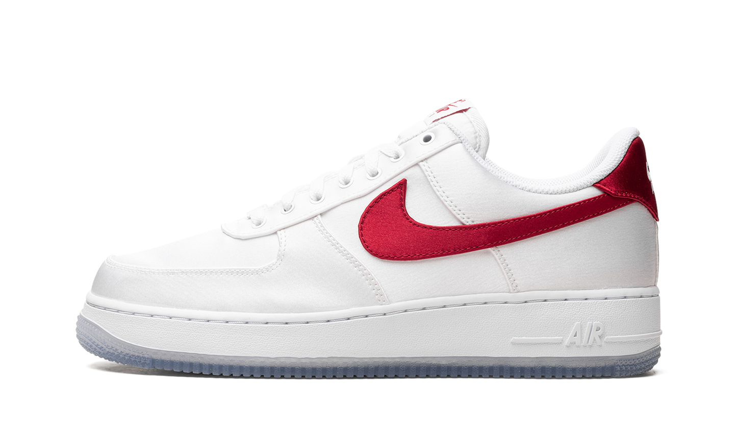 AIR FORCE 1 LO'07 WMNS"Satin White Varsity Red" DX6541 100
