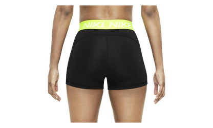 Pro 3" Shorts WMNS"Black/ Volt" CZ9857 013