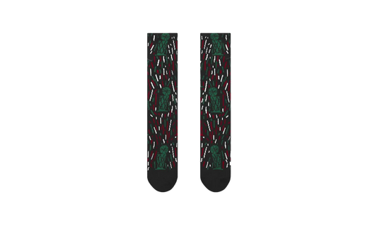 x Nina Chanel Abney Crew Socks "Black" DH5483 010