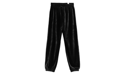 Sportswear Collection Mid-rise Velour Joggers WMNS"BLACK/ SAIL/ SAIL" FZ3682 010
