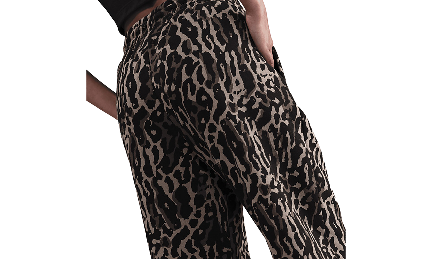 NSW Phoenix Fleece Oversized Print Sweatpants"Black Ironstone" IB2366 010