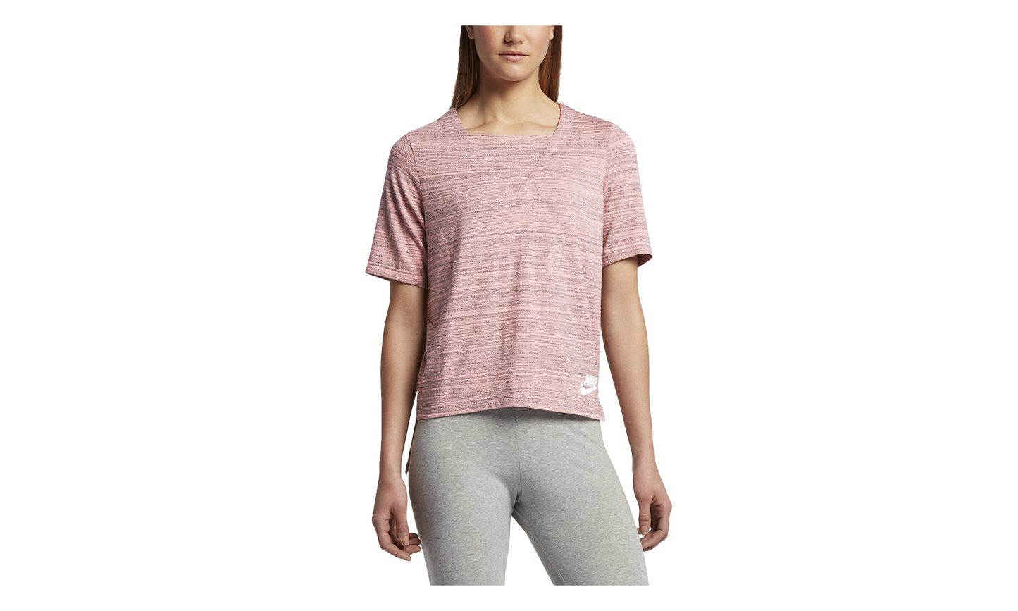 Sportswear Advance 15 Shortsleeve T-Shirt WMNS"Bright Merlon/ White" 838954 808