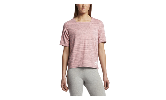 Sportswear Advance 15 Shortsleeve T-Shirt WMNS"Bright Merlon/ White" 838954 808