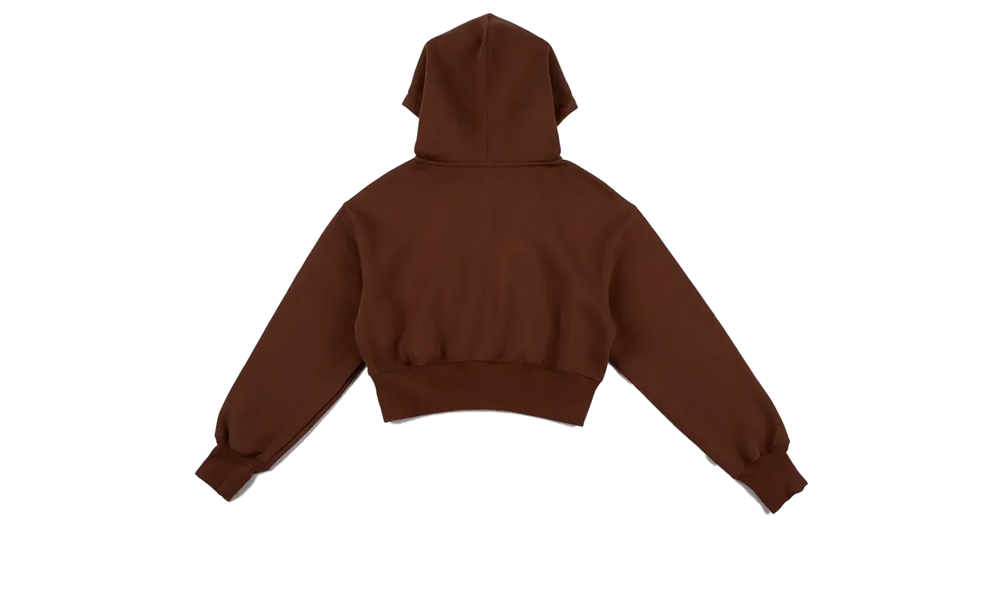 NSW Phoenix Fleece Full-Zip Cropped Hoodie"Fauna Brown" HV2426 265