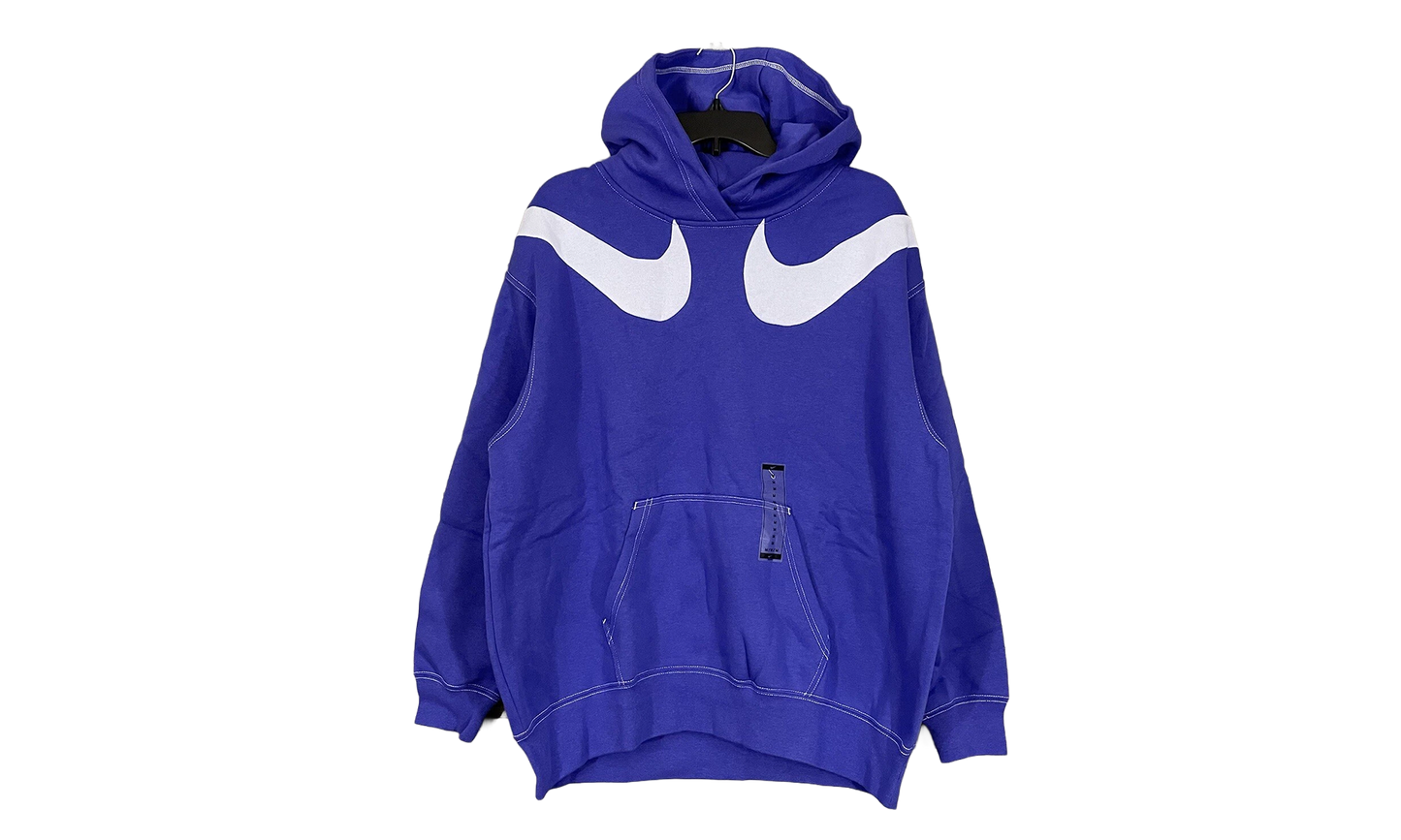 Sportswear Swoosh Oversized Fleece Hoodie WMNS"Lapis Ghost" DD5580 430