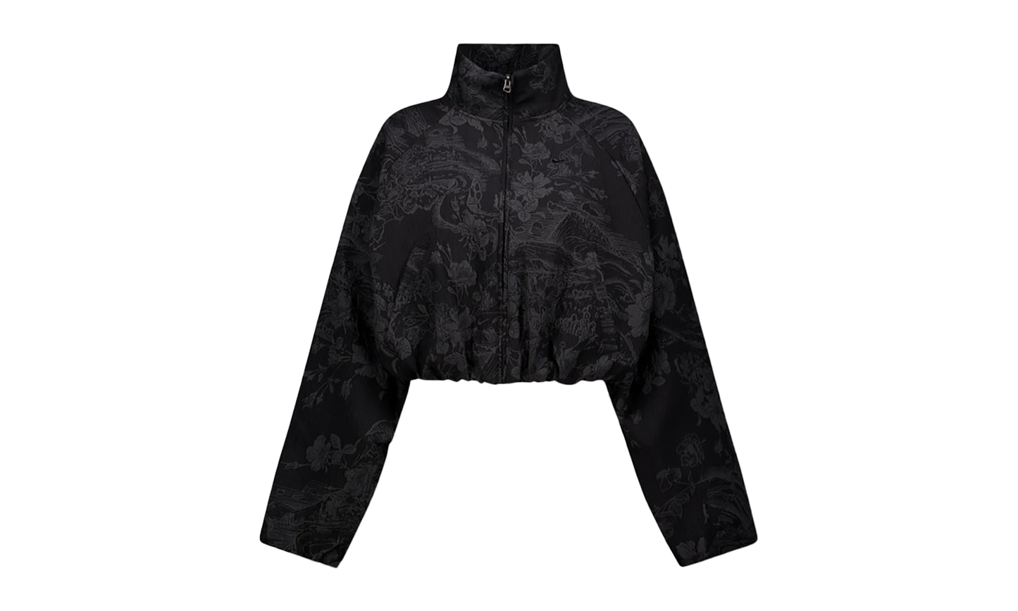 Sportswear Collection Oversized Jacquard Track Jacket WMNS"Black/ Anthracite/ Black" HF9579 010