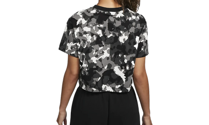 Short-Sleeve Printed Crop Top DQ5966 010