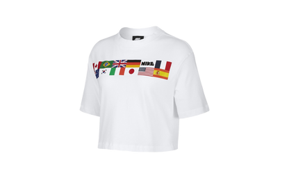 Flag Crop Top Wmns"White" CJ3223 100