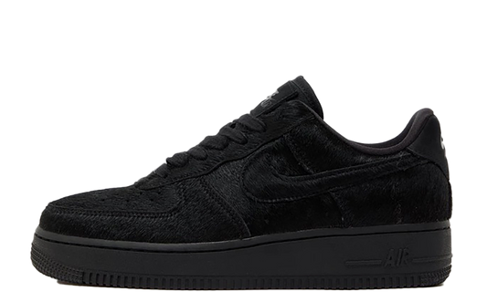 AIR FORCE 1'07 WMNS"Triple Black Pony Hair" II7398 001