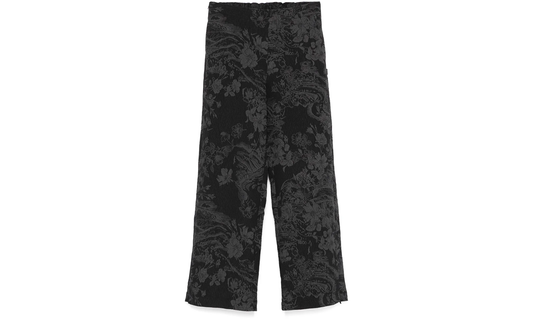 Sportswear Collection Mid-Rise Jacquard Tracksuit Bottoms WMNS"Black/ Anthracite/ Black" HF9588 010