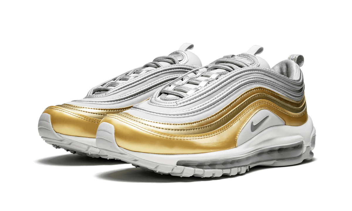 AIR MAX 97 SE WMNS"Metallic Gold/Metallic Silver" AQ4137 001